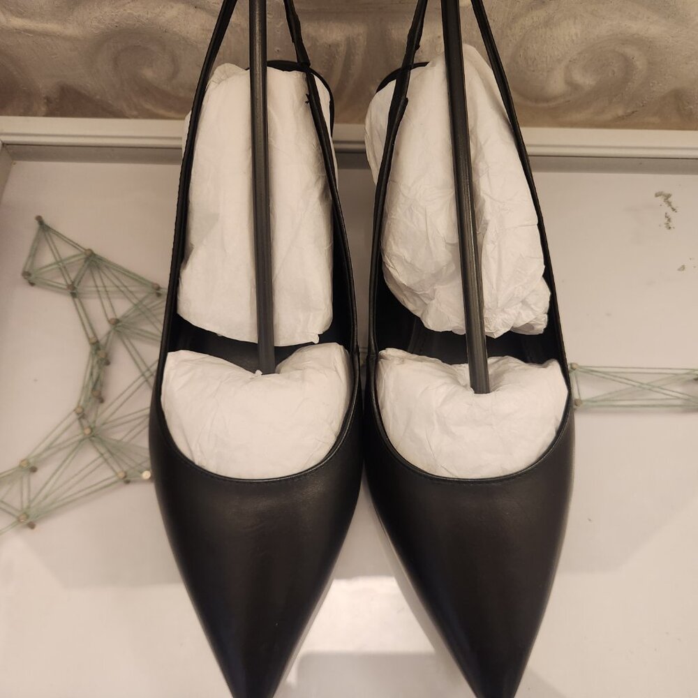 Vince Camuto Pilar Pumps. Black Leather. NIB. Size 9.5 - Picture 5 of 11